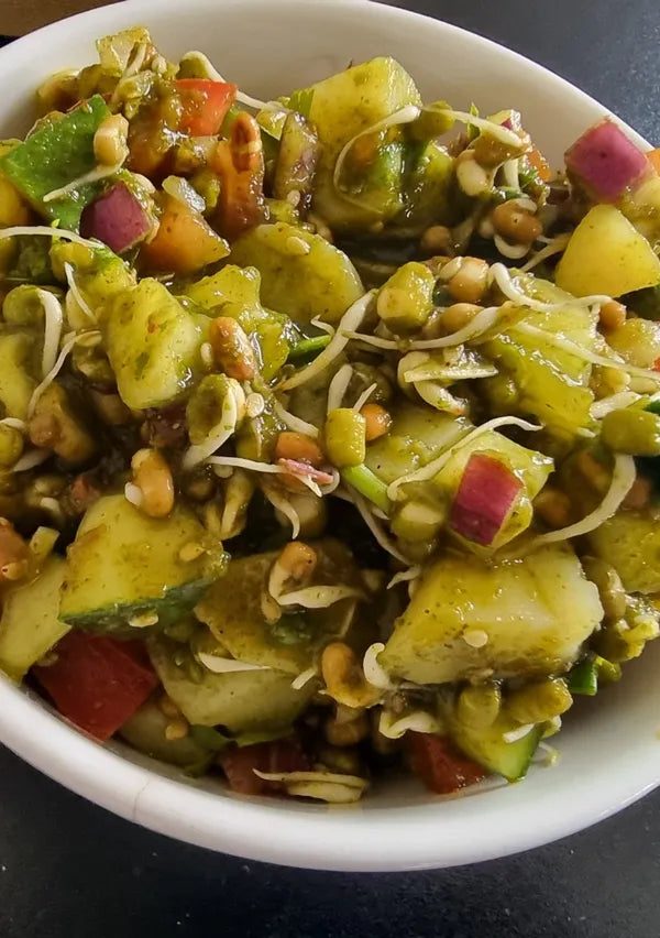 Sprouts Bhel Salad
