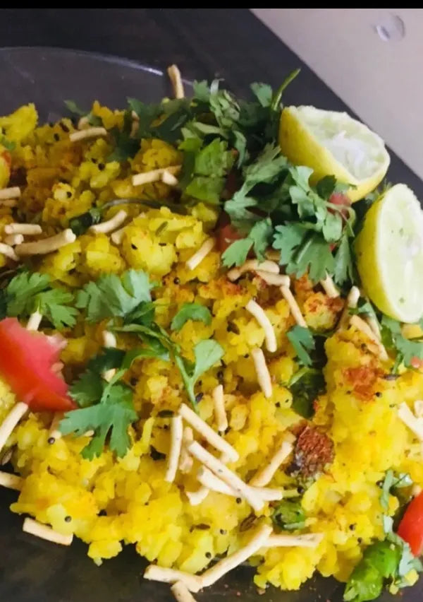 Steam veggies poha