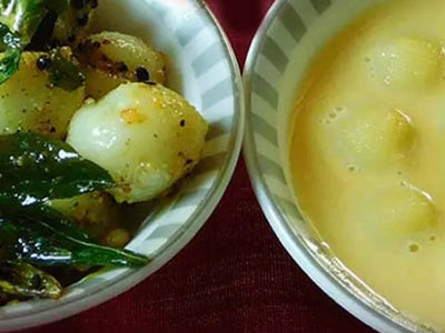 Sweet and savory dumplings with Little Millet (Paal kozhukattai, masala mani kozhukattai in tamil)