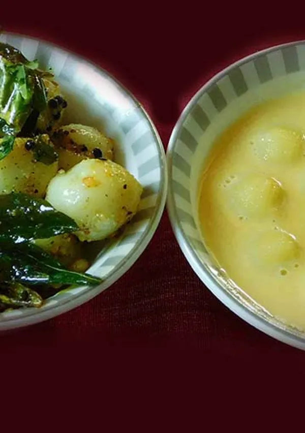 Sweet and savory dumplings with Little Millet (Paal kozhukattai, masala mani kozhukattai in tamil)