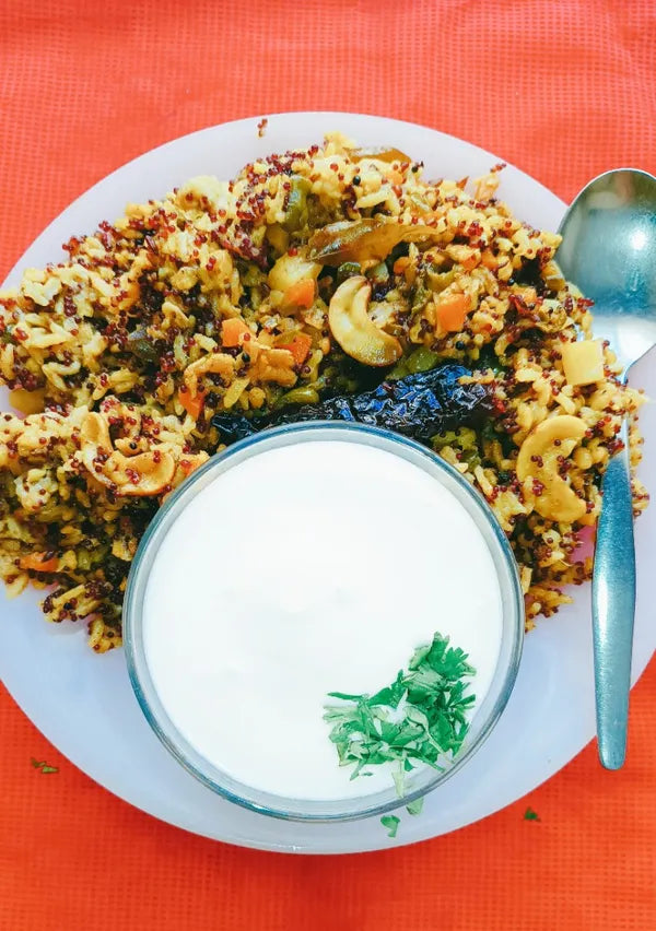 Whole Ragi Mix Vegetable Masala Khichadi